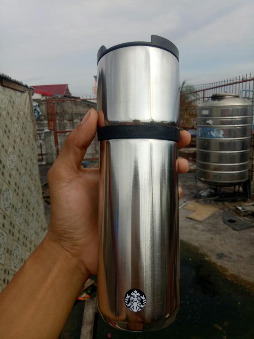 Starbucks Vacuum Insulated Tumbler 473ml for hot/cold drinks, Furniture