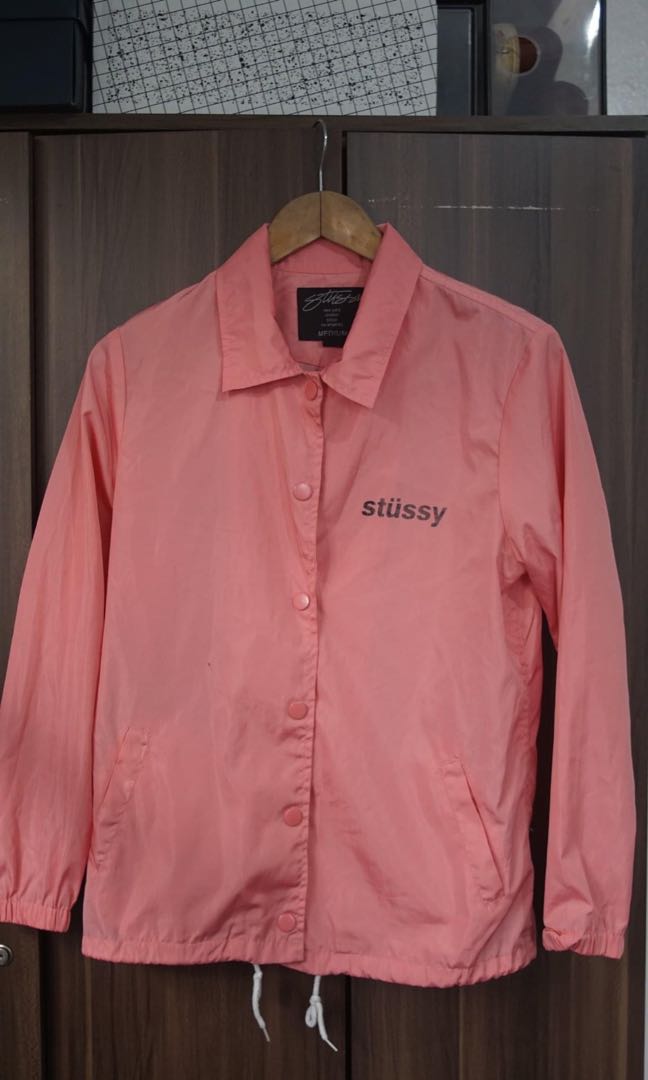 cdg stussy coach jacket
