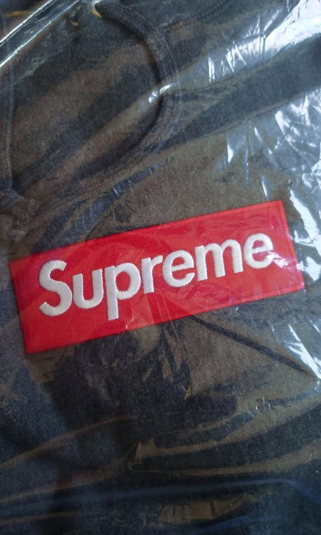 Supreme Supreme Box Logo Hooded Sweatshirt (FW21) Charcoal