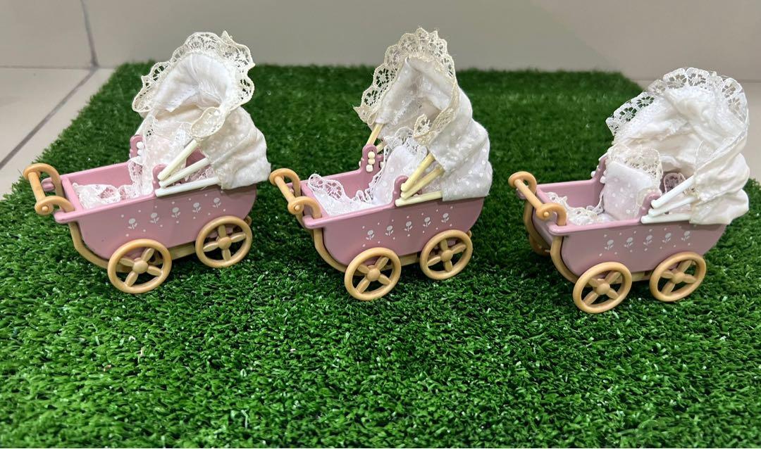 Sylvanian Families twins pram Last piece Hobbies Toys