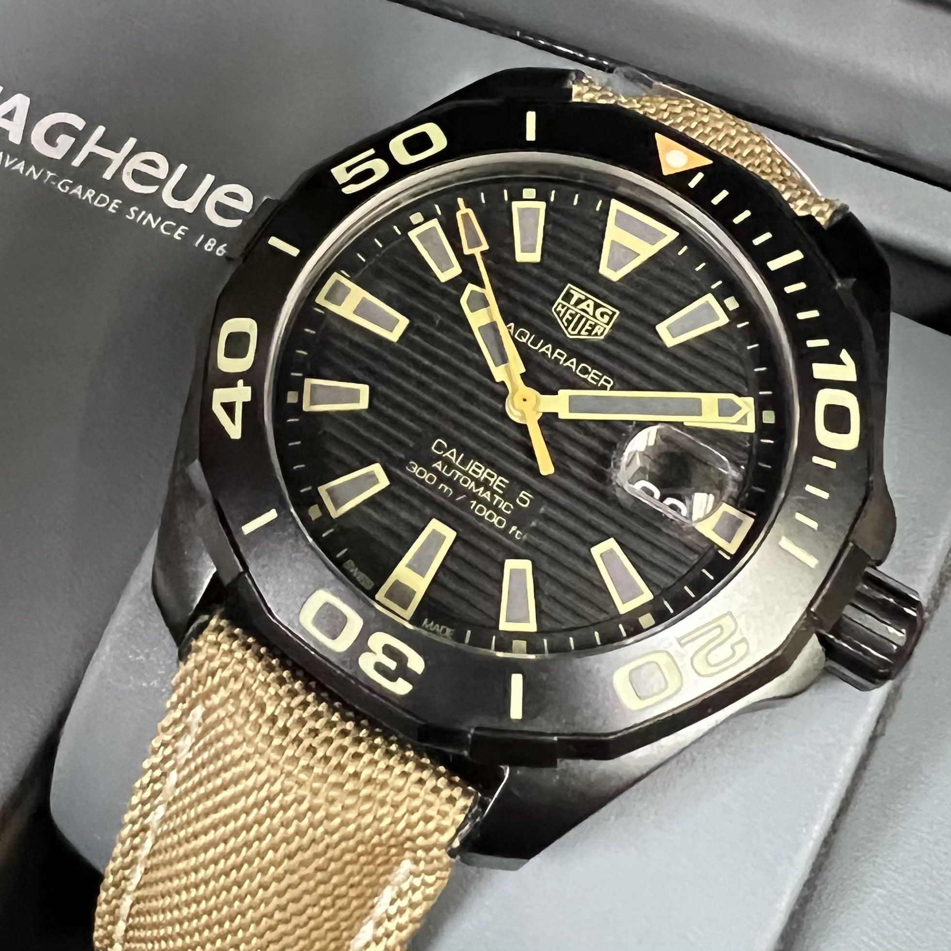 TAG HEUER WAY208C AQUARACER CALIBRE 5 AUTOMATIC WATCH