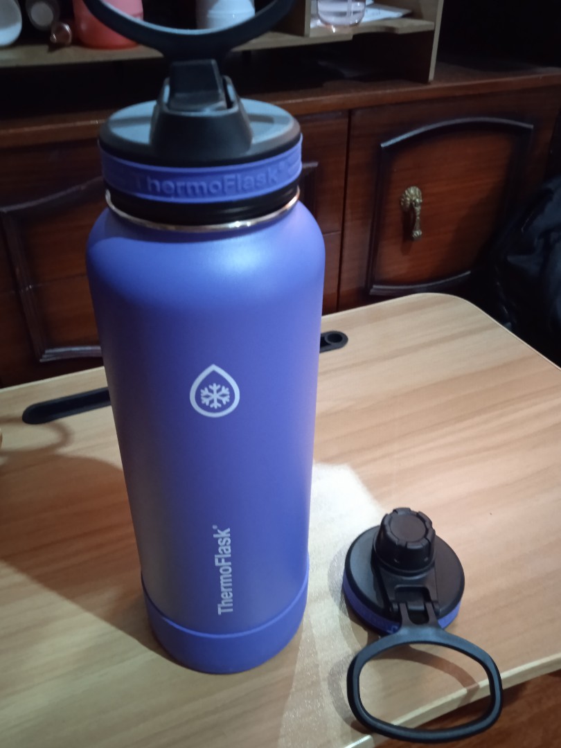 Thermoflask 40oz with free lid, Furniture & Home Living, Kitchenware