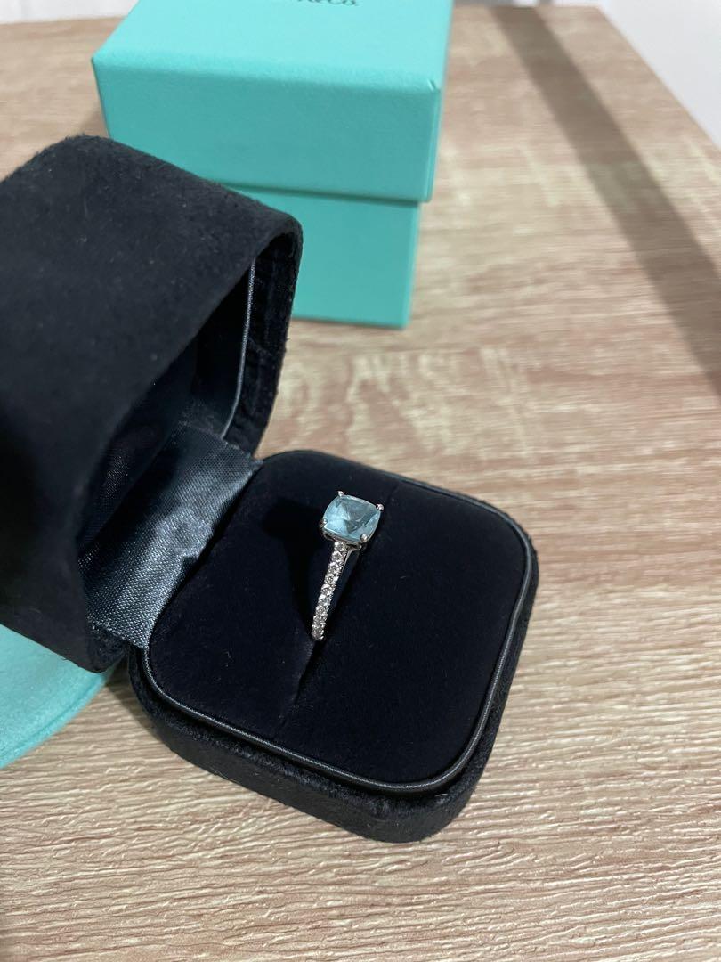 Tiffany legacy aquamarine ring store
