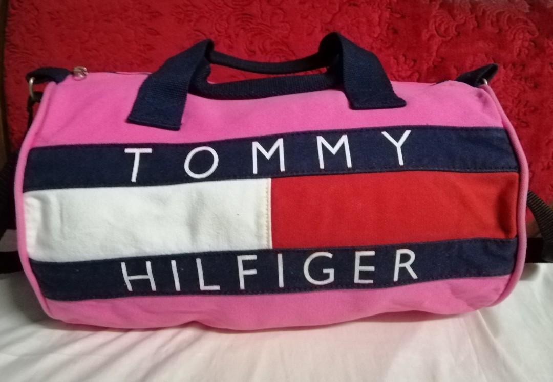 TOMMY HILFIGER duffle bag, Luxury, Bags & Wallets on Carousell