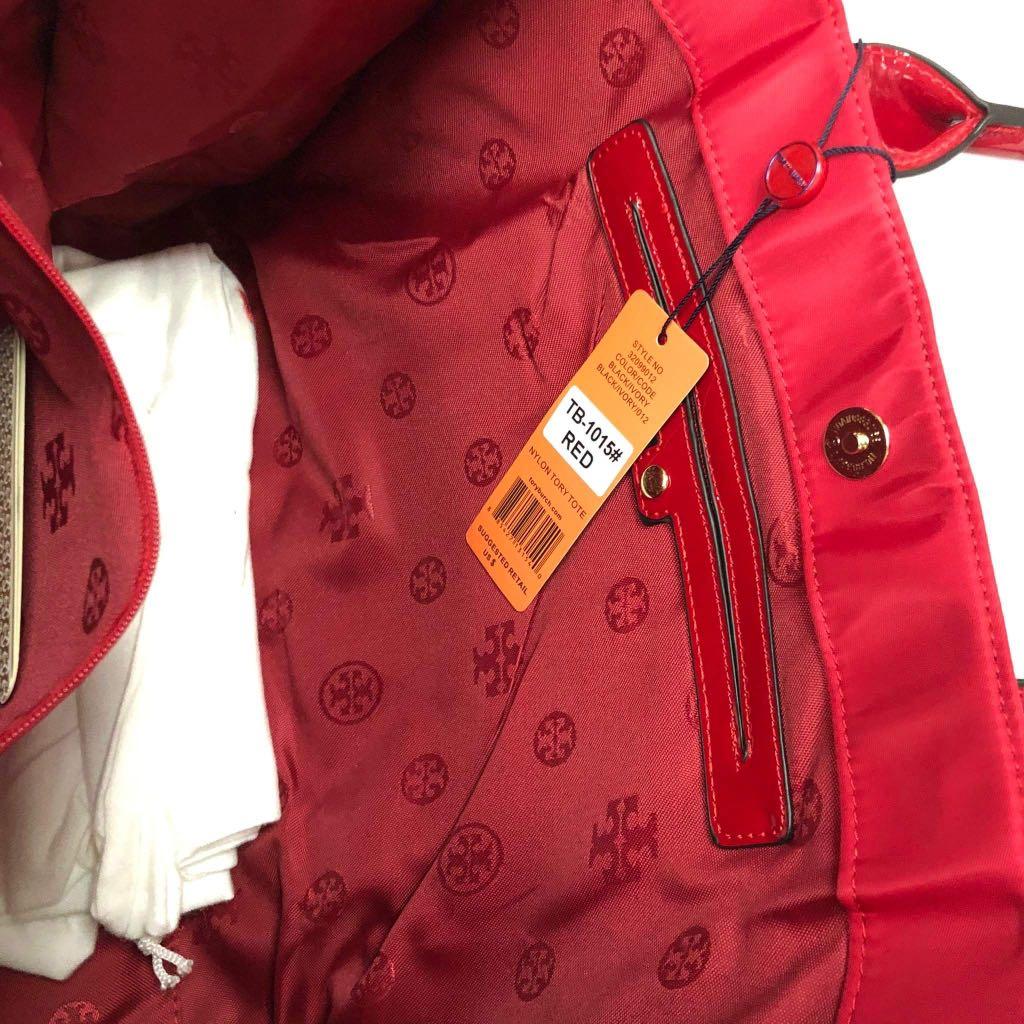 Tory Burch Red Tote Bag With Snap, Women's Fashion, Bags & Wallets, Tote  Bags on Carousell