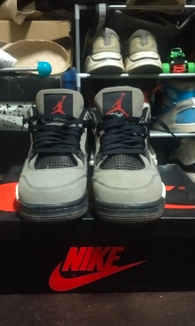 Travis scott air on sale jordan 4 olive