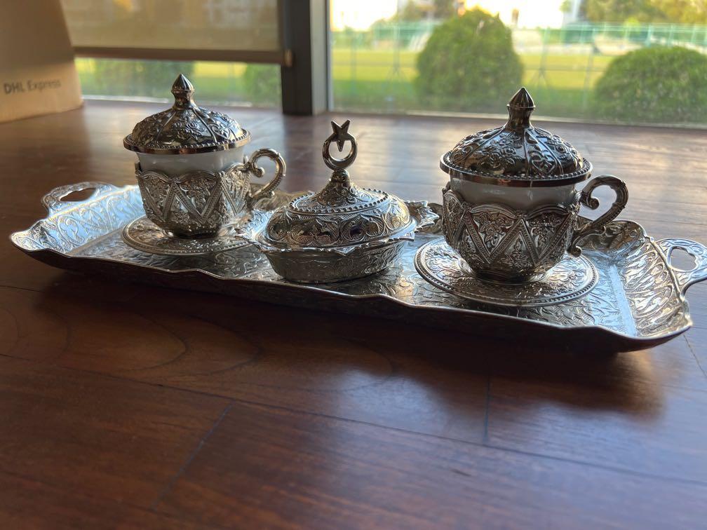 Real silver sales tea set