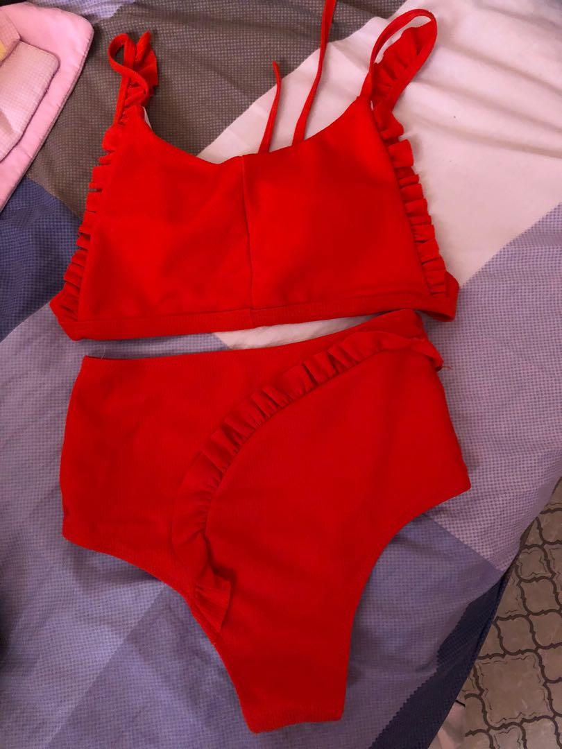 two piece swimsuit, Women's Fashion, Swimwear, Bikinis & Swimsuits on