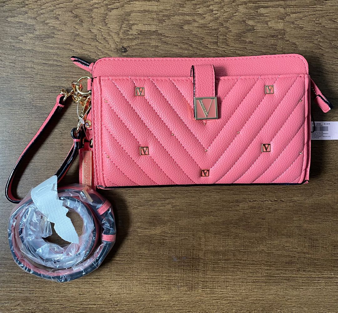 NEW! VICTORIA'S SECRET VS HOT PEONY QUILTED MINI CROSSBODY SLING BAG PURSE  SALE, Women's Fashion, Bags & Wallets, Cross-body Bags on Carousell