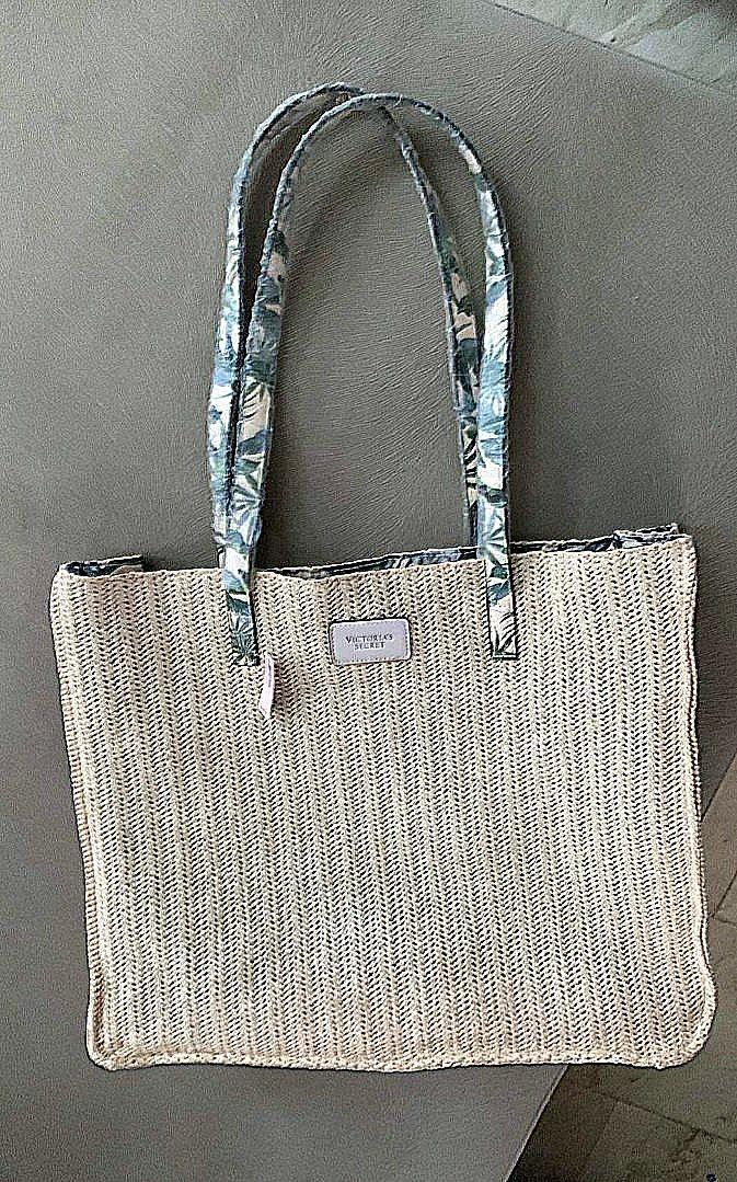 Victoria secret top woven tote