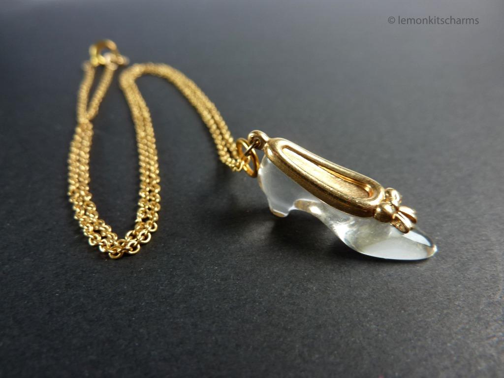 Cinderella hotsell shoe necklace