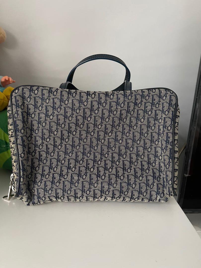 Vintage Dior Oblique Bag Organizer (Category: Luxury Bags & Wallets) located in Pasig City. Submitted by amvnaval (Listing ID 1170072942, Image 2). Description: Minimal signs of usage only Rate is 8/0 Few rubs on corners As is where is no other inclusions .