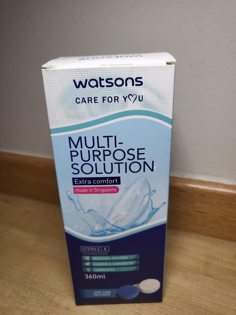 Watsons Contact Lens Multi purpose solution, Beauty & Personal Care