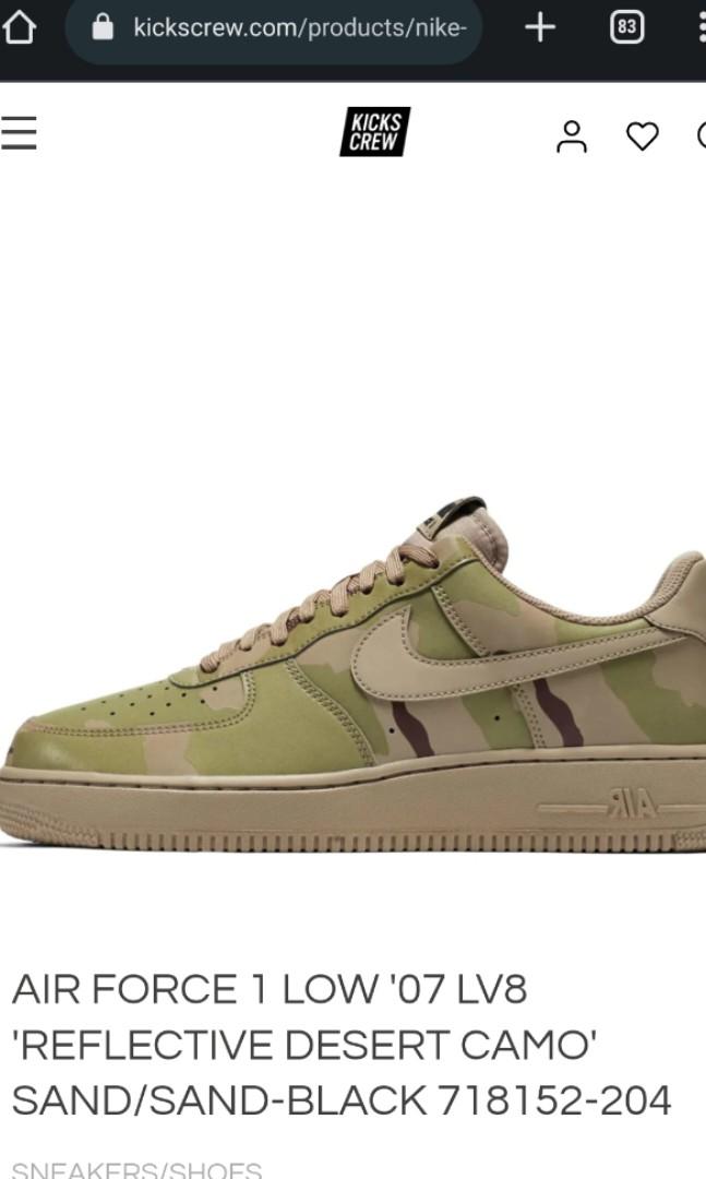 WTS Airforce 1 Camo reflective
