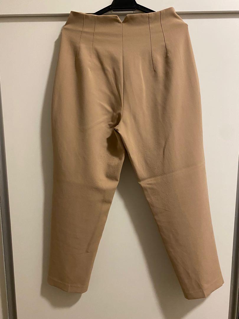 Zara high waisted pants in brown