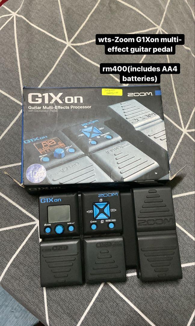 ZOOM G1Xon multieffect guitar pedal, Audio, Other Audio Equipment on