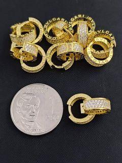 18K Saudi Gold Bulgari earrings