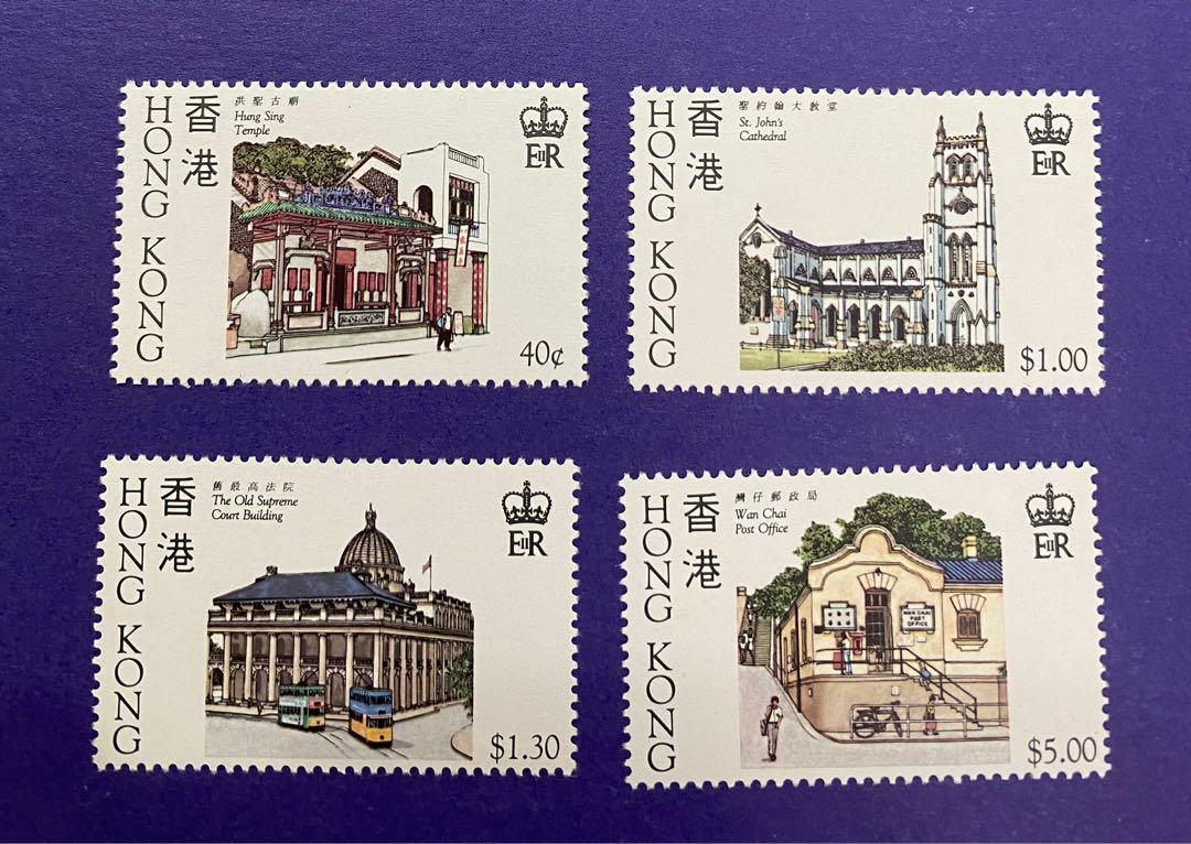 香港郵票1985年香港歷史建築物4全MNH, 興趣及遊戲, 收藏品及紀念品 