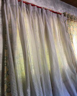 2 Panels Japan White Curtains