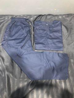 ❗❗3 SETS Scrub Suit (Shirt + Pants) Size Small Navy Color❗❗