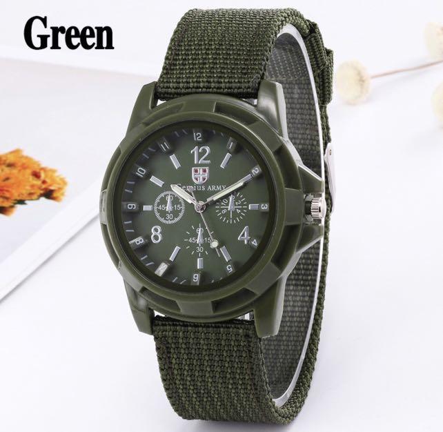 5 Colors Fashion Military Army Men s Watch Quartz Analog Clock