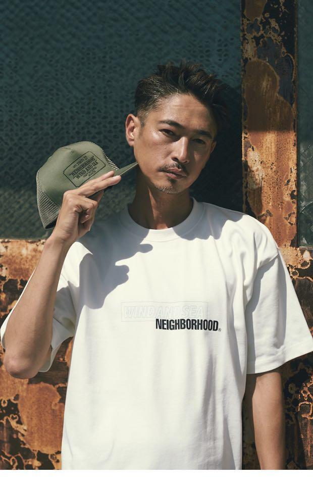 全新NEIGHBORHOOD × WIND AND SEA 22SS 重磅短袖, 男裝, 上身及套裝, T