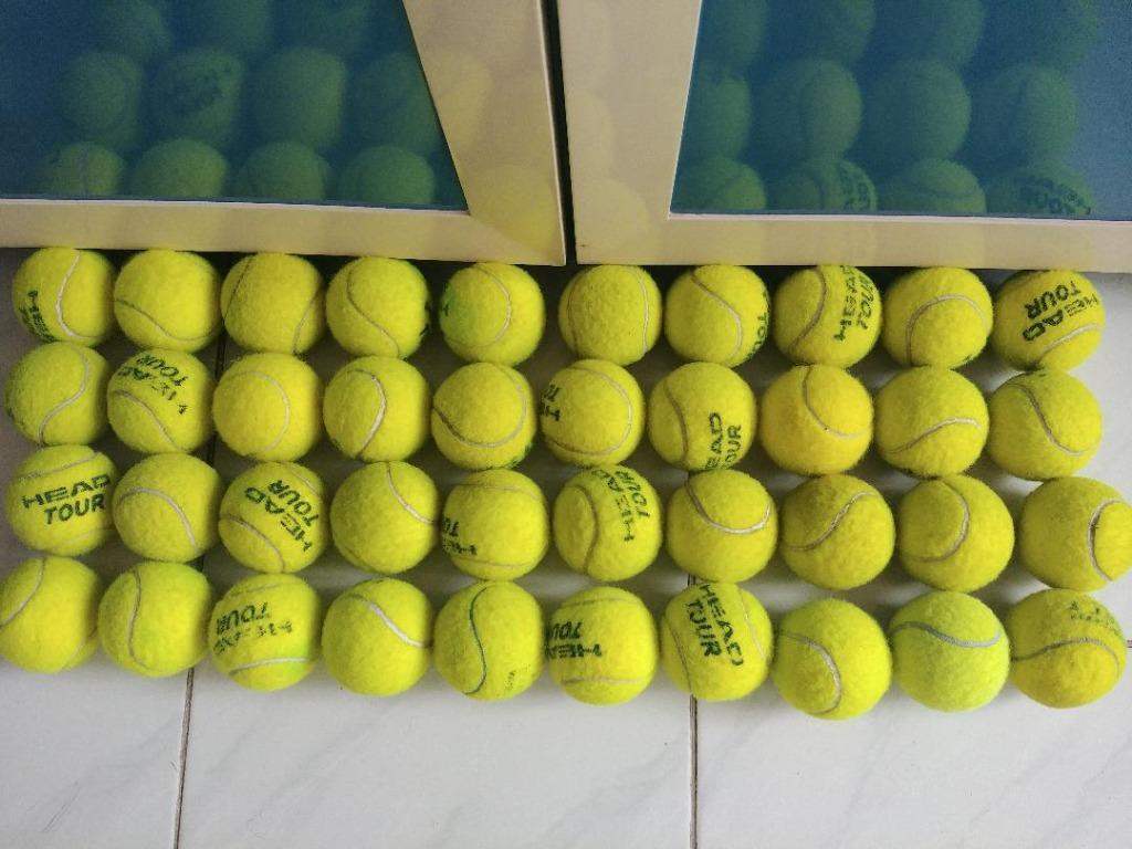 舊網球 40個 (訓練用) / Used Tennis Ball 40pcs (For Training), 運動產品, 其他運動配件