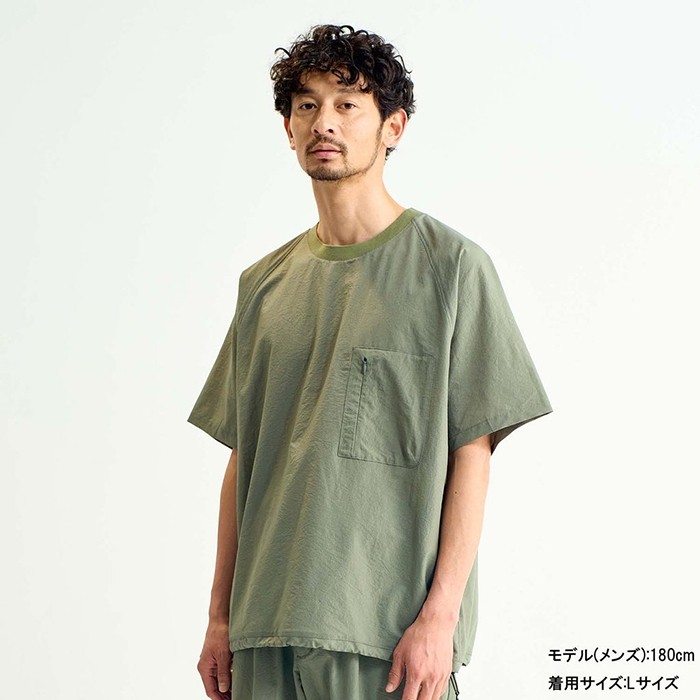 日本山系Nanga AIR CLOTH COMFY TEE/エアクロスコンフィーティー, 男裝