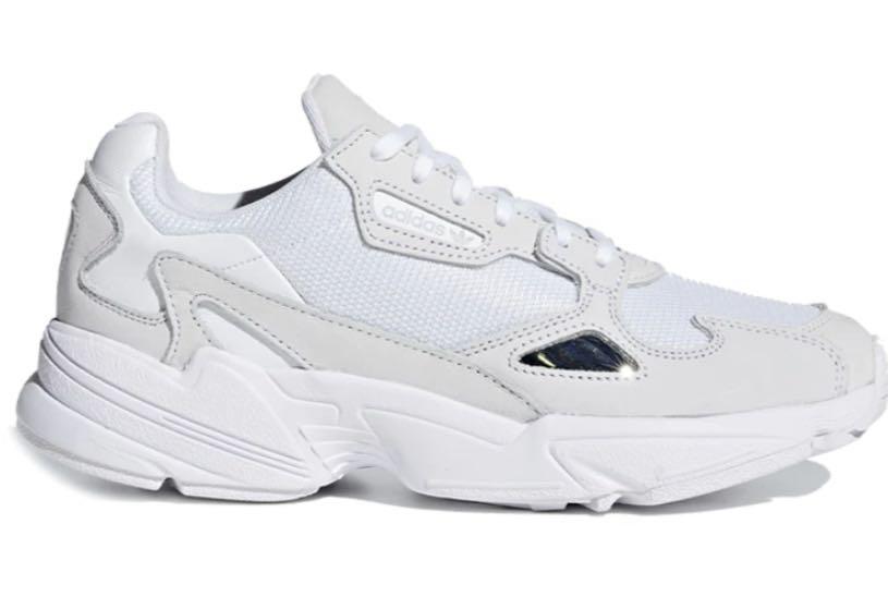 triple white adidas falcon