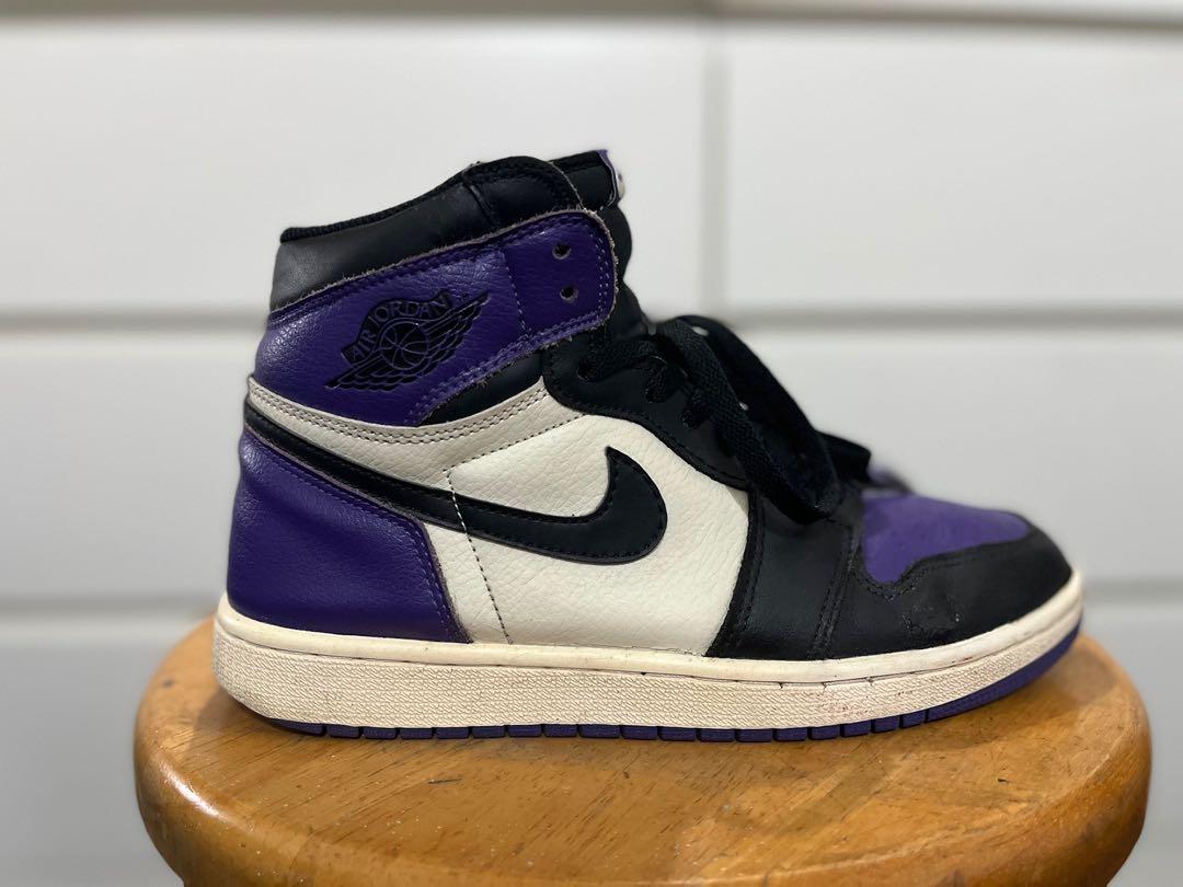 jordan 1 court purple 7.5