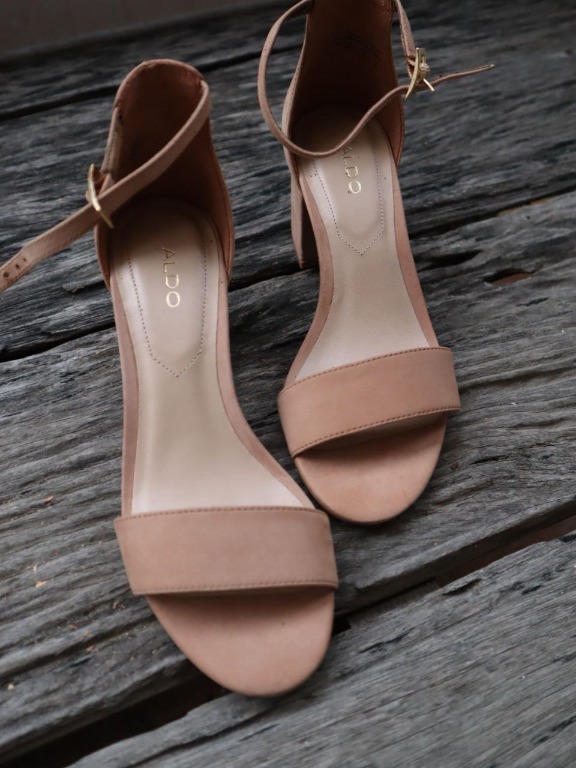 Aldo beige heels deals