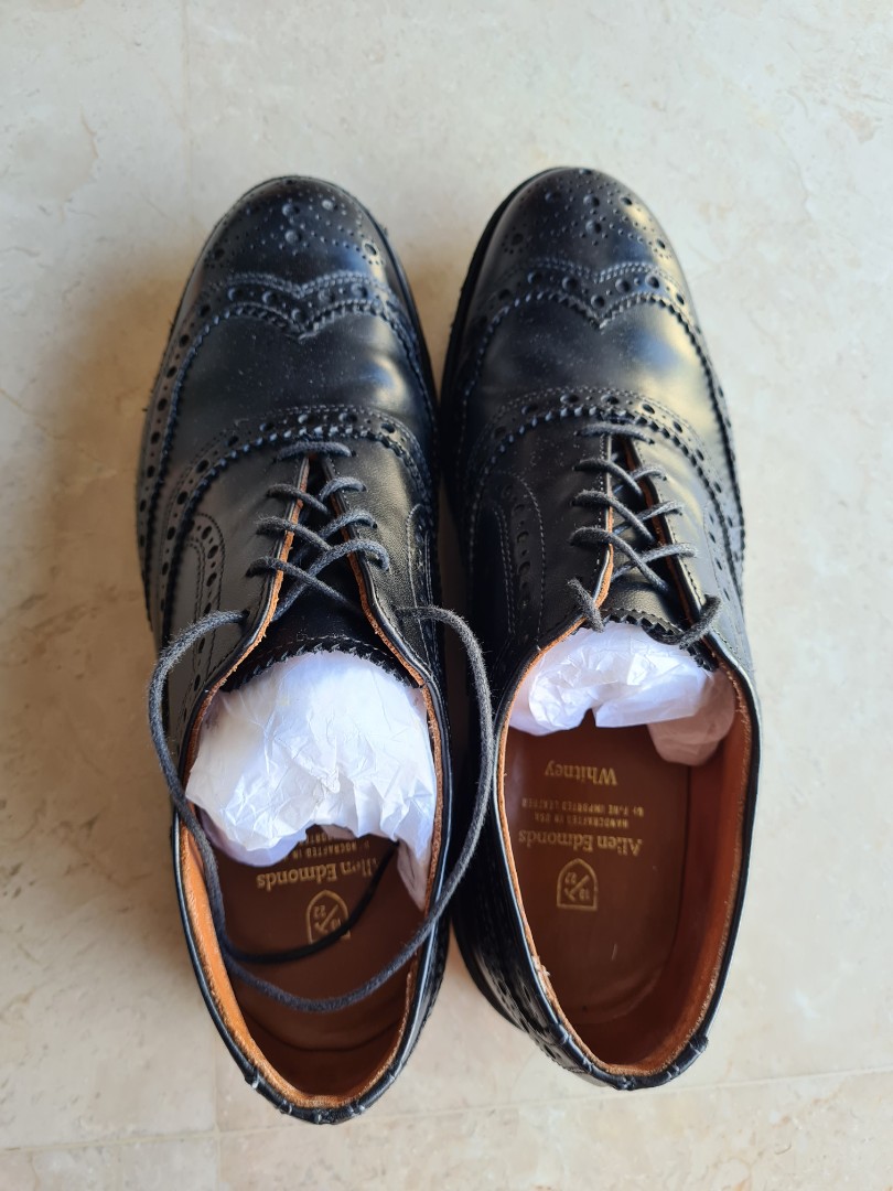 Allen Edmonds black brogues shoes Men s Fashion Footwear Dress