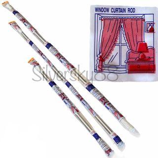 Aluminum extendable pole shower curtains extension rod pole