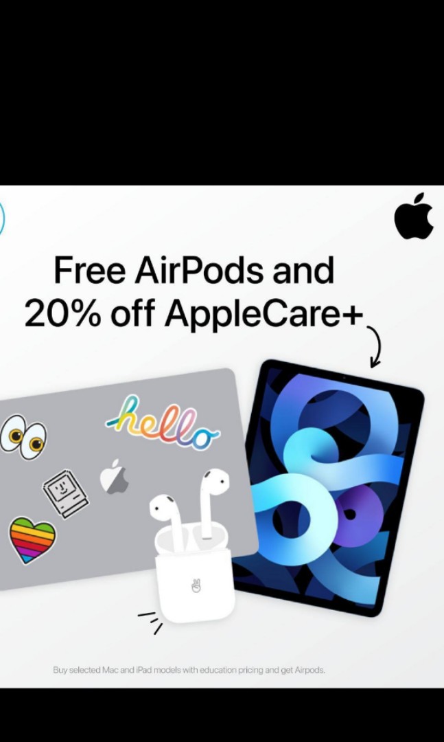 Free airpods apple hotsell education