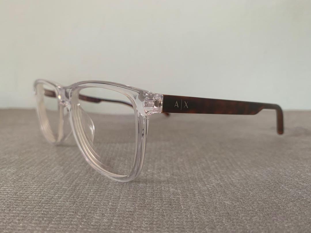 Armani exchange clear glasses new arrivals