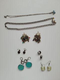 Assorted Vintage Jewelry SET Necklaces and Earrings