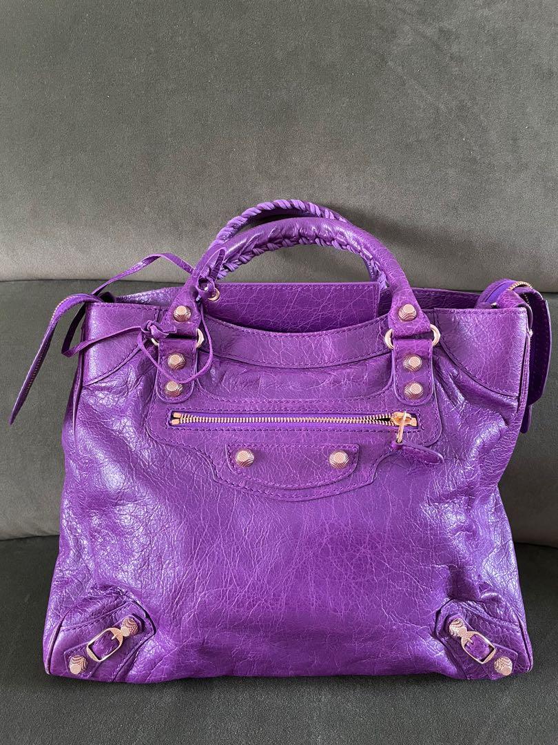 G12 Gold Ultraviolet Velo Bag Balenciaga