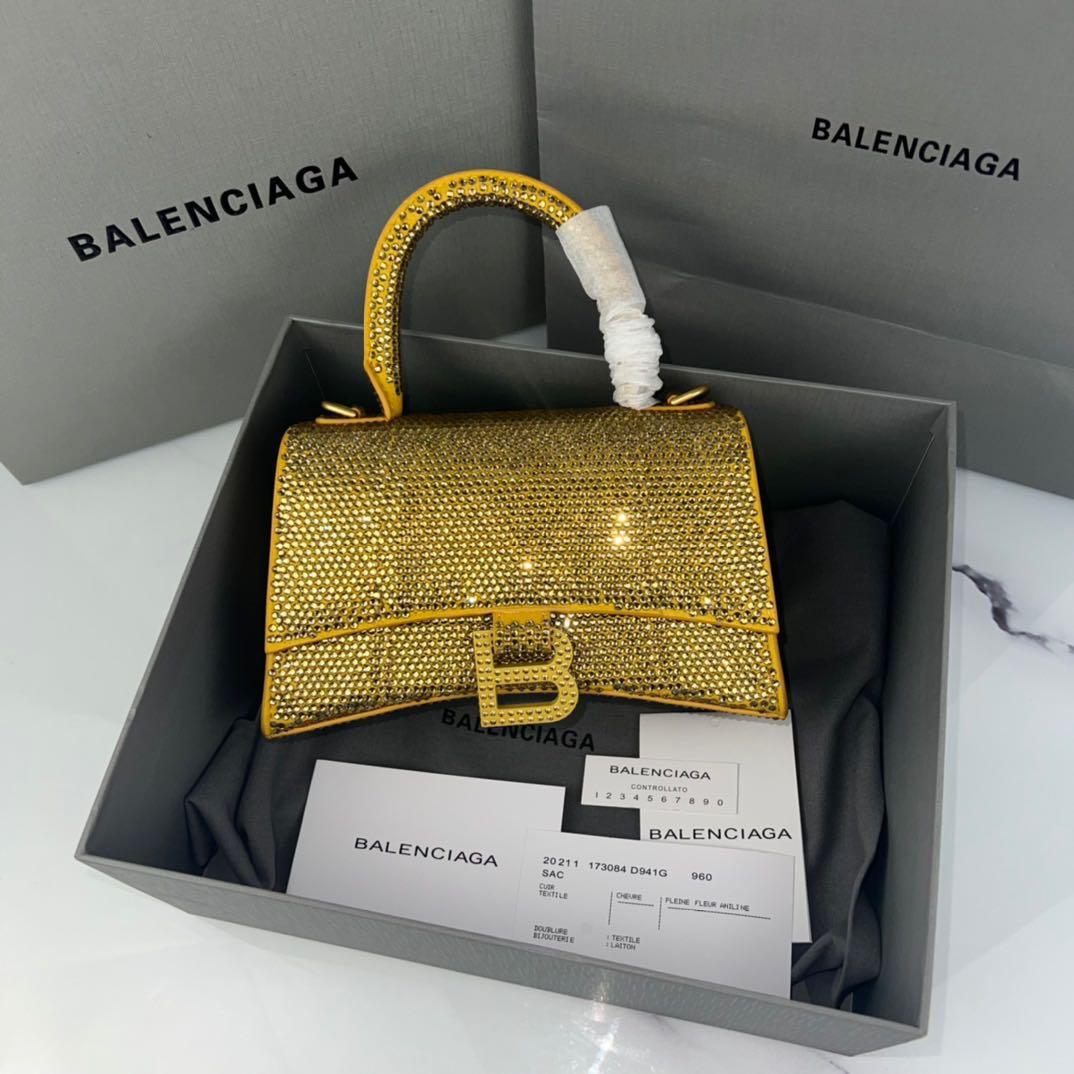 Balenciaga hourglass s size handbag