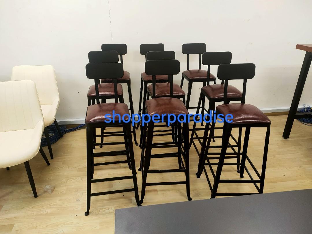 Bar001 Solid wood high bar chair table various types Video Hari Raya