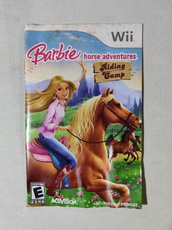 Barbie Horse Adventures Riding Camp [WII Game] [NTSC / ENGLISH Language] [CIB / Complete in