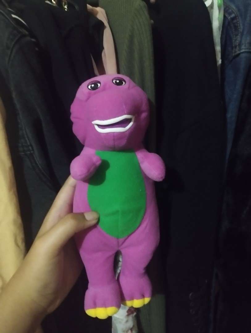 Stuffed barney toy hotsell