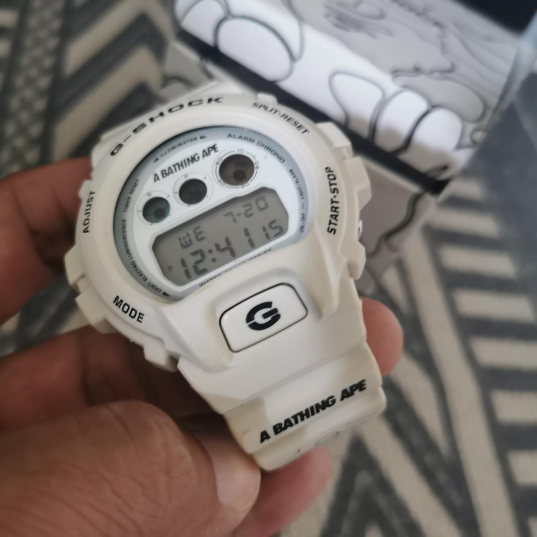 Bathing Ape x G Shock, Luxury, Watches on Carousell