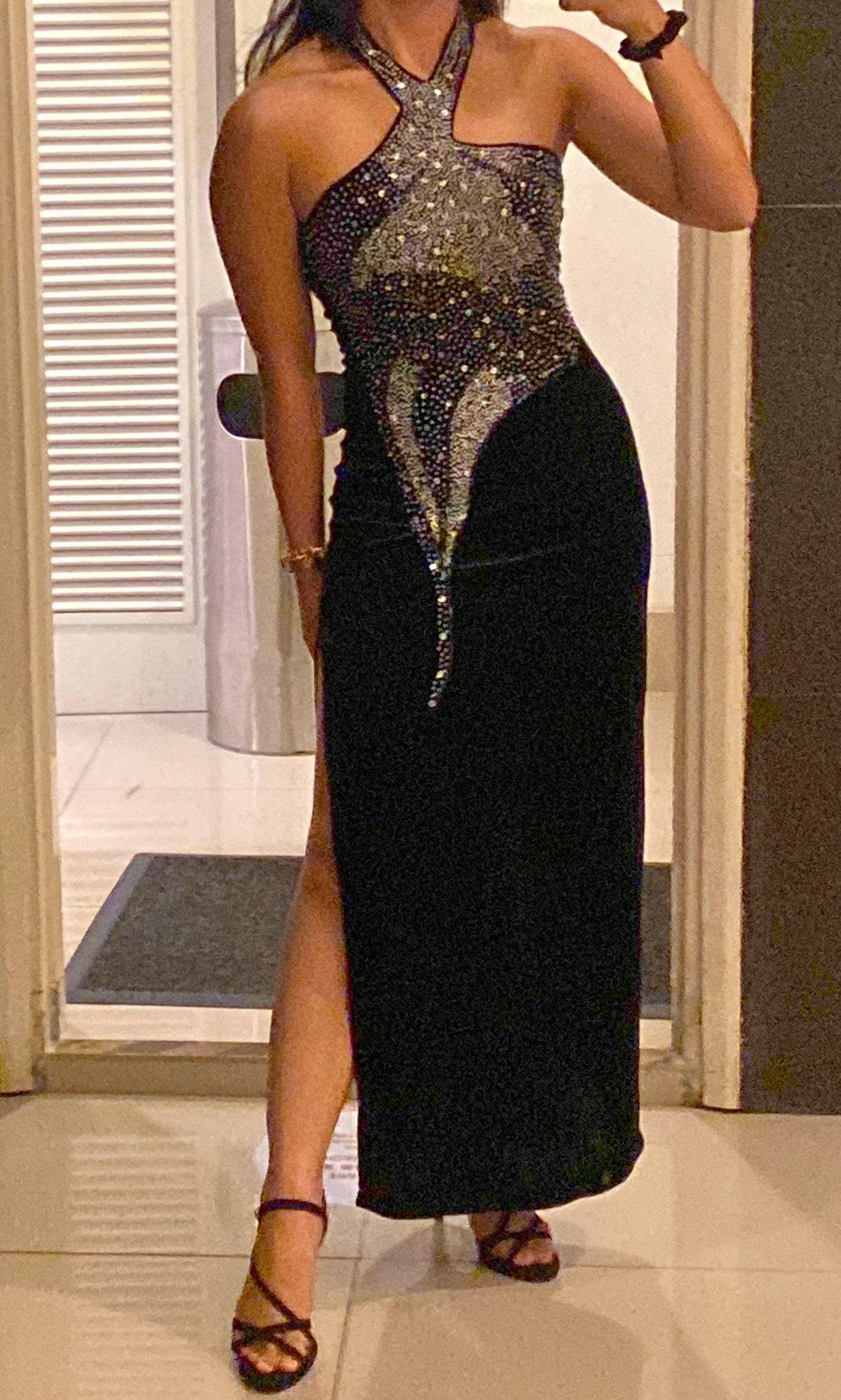 dark formal dress