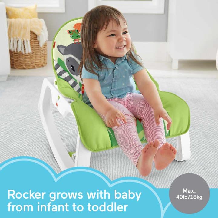 BNIB: Fisher Price GVG46 Infant to Toddler Rocker Baby Bouncer
