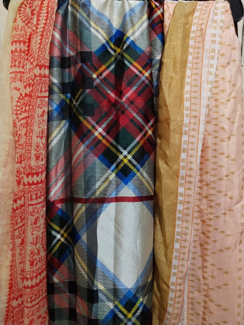 branded winter shawl