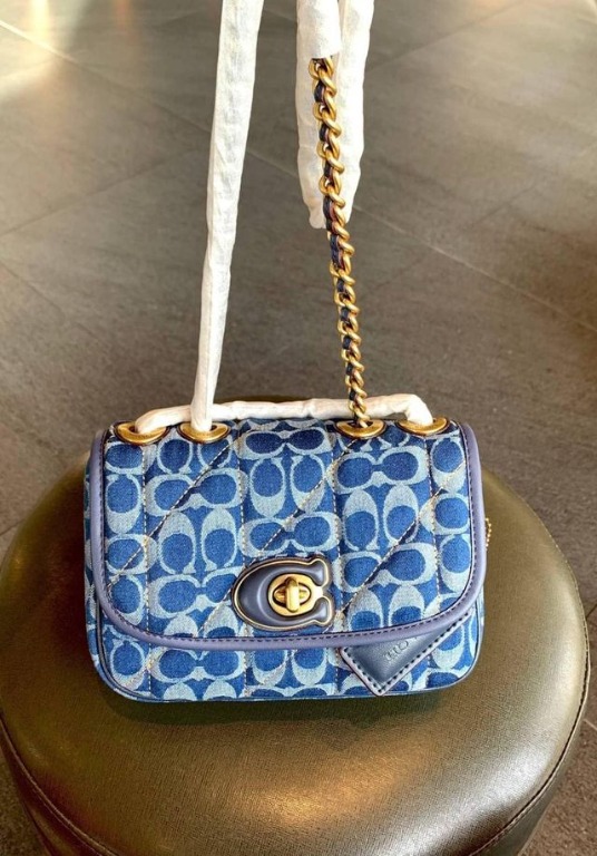 COACH ピロー マディソン ショルダーバッグ 18 デニム CA581