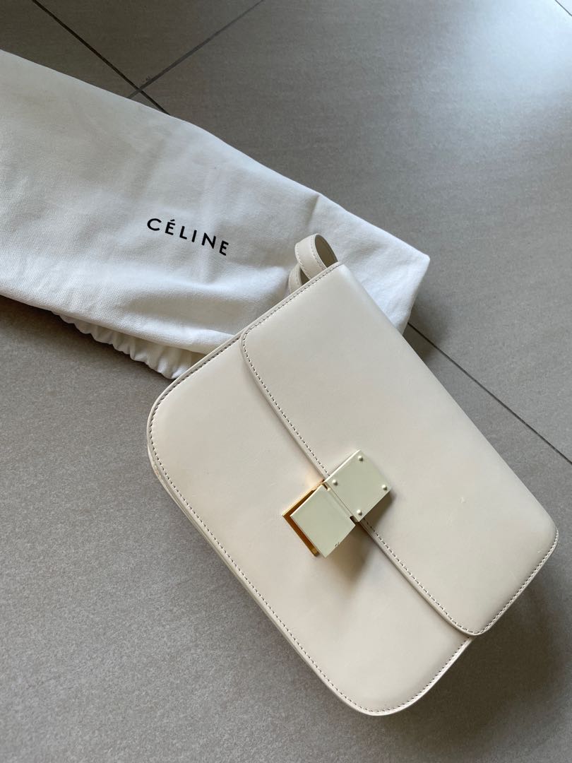 Celine box best sale white