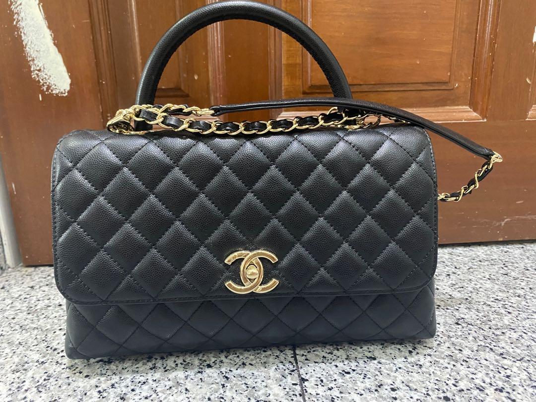 Chanel 28cm Coco Handle Bag, Luxury, Bags & Wallets on Carousell