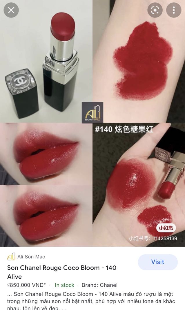 Chanel Rouge Coco Bloom, Beauty & Personal Care, Face, Makeup on
