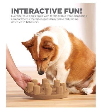 Cheapest Sg Stock Nina Ottosson by Outward Hound Dog Treat Puzzle - Dog Smart Composite (Tan) Level 1 - CA0441 (Category: Homes & Other Pet Accessories) located in Singapore. Submitted by cathyworld (Listing ID 1173639904, Image 3). Description: Product Description Nina Ottosson by Outward Hound Dog Treat Puzzle - Dog Smart Composite (Tan) Level 1 BEGINNER LEVEL FUN: The level 1 Dog Smart interactive treat puzzle dog toy is made for beginners and